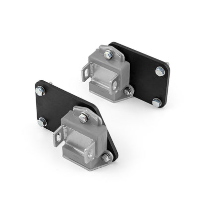 GM LS Engine to 3 Bolt Chevy Rubber Motor Mount Adapter Plate Kit [4592]