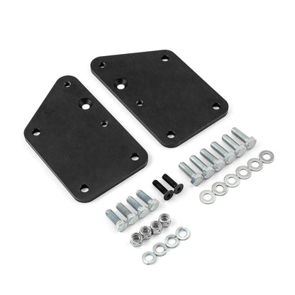 GM LS Engine to 3 Bolt Chevy Rubber Motor Mount Adapter Plate Kit [4592]