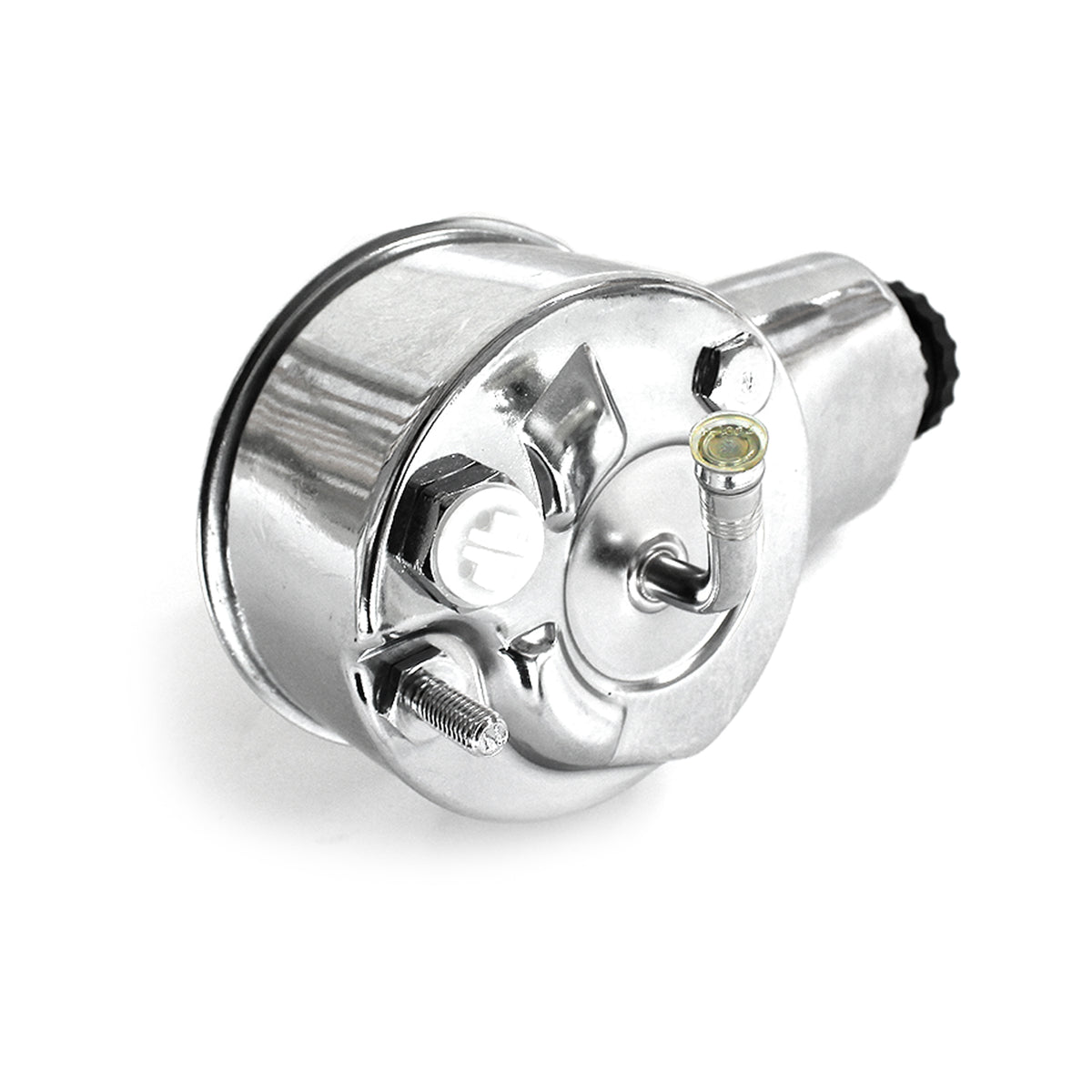 Chevy Gm 1963-74 Saginaw Power Steering Pump Chrome (Keyway Included)
