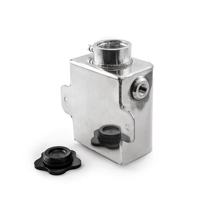 Universal Aluminum Fabricated Coolant Expansion Tank Polished With Billet Neck