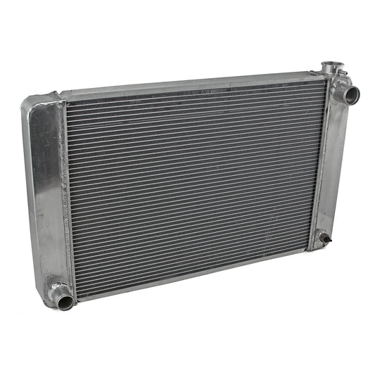 Ford Mopar 28x19x2.2 Aluminum Radiator (TR-BL O/L) Satin (W D/Plug)