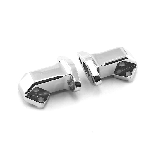 Chevy SBC 350 Electric Water Pump Legs Chrome (2Pcs)
