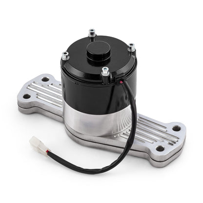 Chevy SBC 350 40+ Gpm Slimline Electric Water Pump Polished