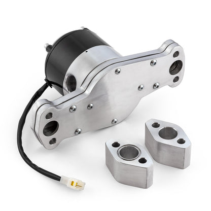 Chevy SBC 350 40+ Gpm Slimline Electric Water Pump Polished