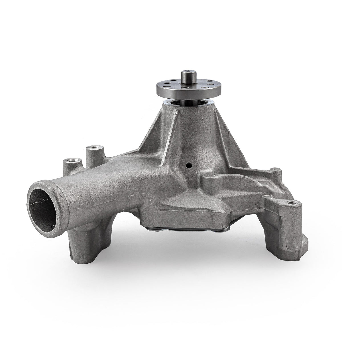 Chevy SBC 350 High Volume Aluminum Long Water Pump [Satin]