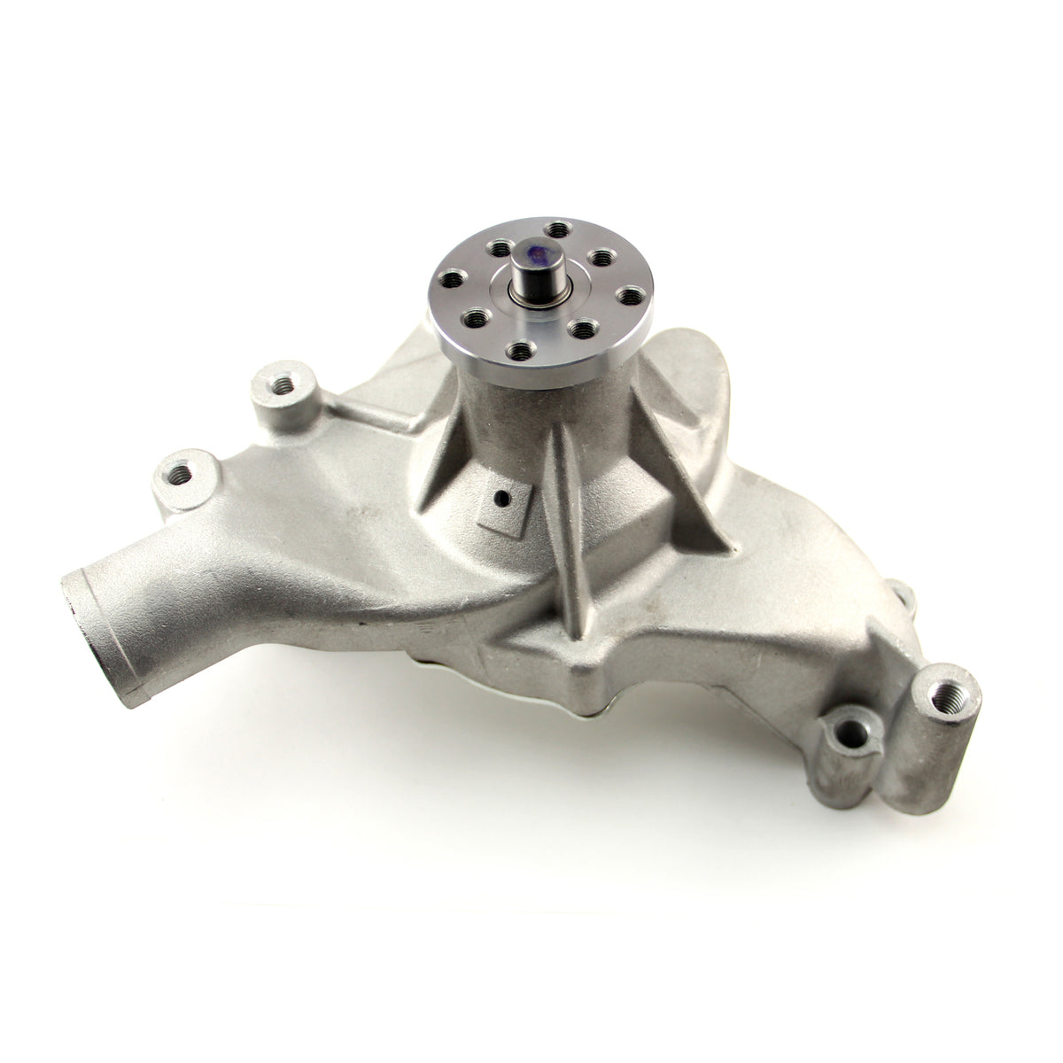Chevy BBC 454 High Volume Aluminum Long Water Pump Satin
