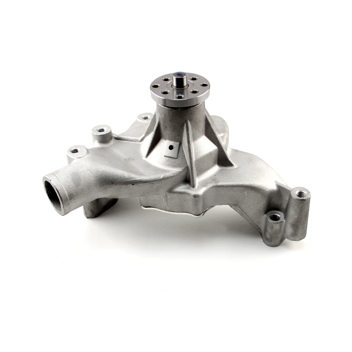 Chevy BBC 454 High Volume Aluminum Long Water Pump Satin