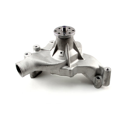 Chevy BBC 454 High Volume Aluminum Long Water Pump Satin