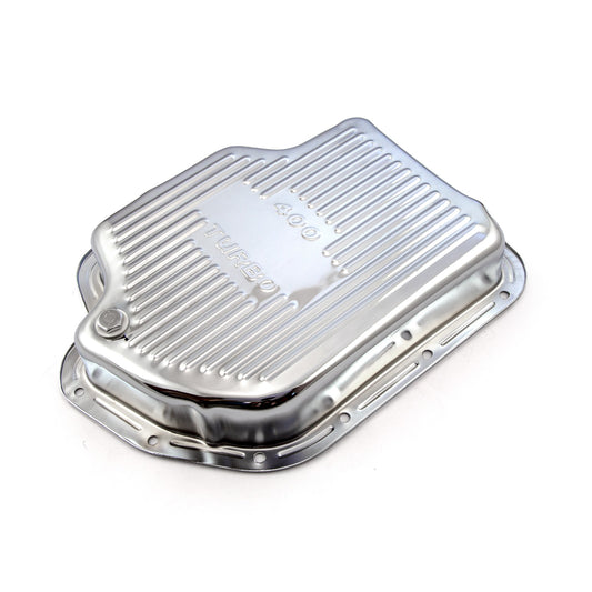 Turbo TH400 Deep Transmission Oil Pan Chrome