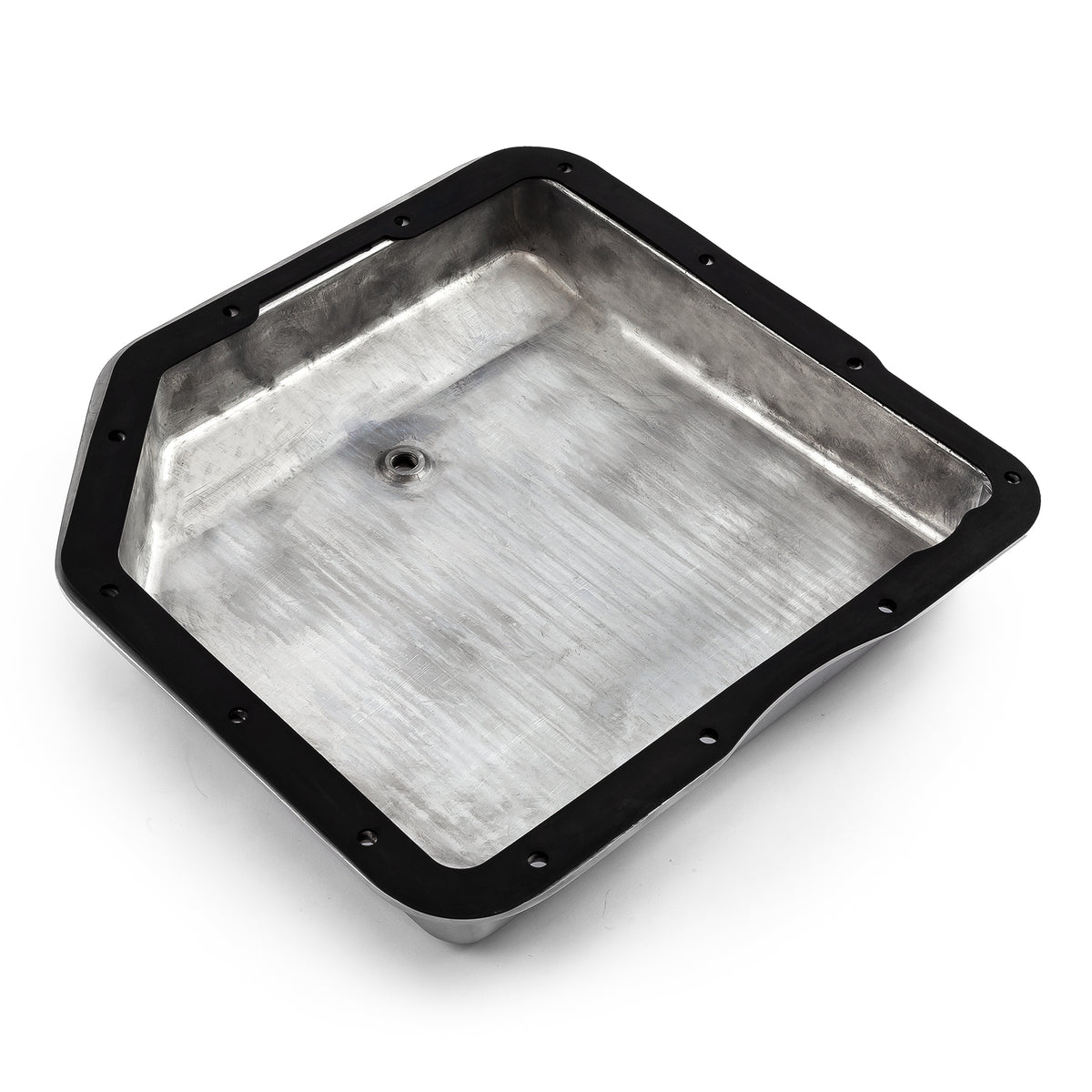 Turbo TH350 Finned Aluminum Transmission Oil Pan Set Polished