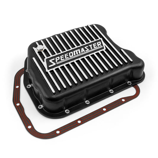 Chrysler Torqueflite 727 Cast Aluminum Transmission Oil Pan Black