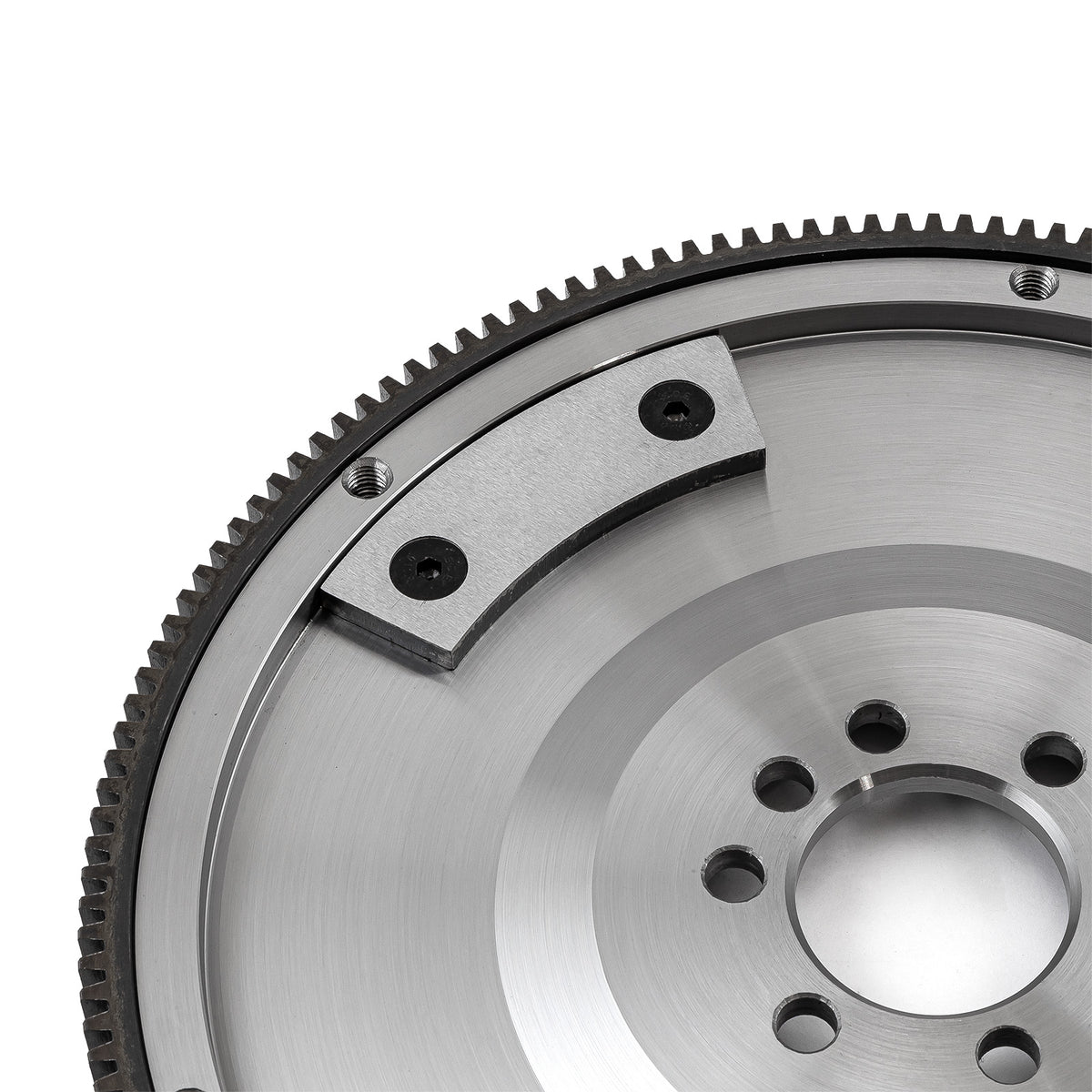 Chevy SBC 350 Late 1Pc Rms 153 Tooth 10" Std Bal. Billet Steel SFI Flywheel