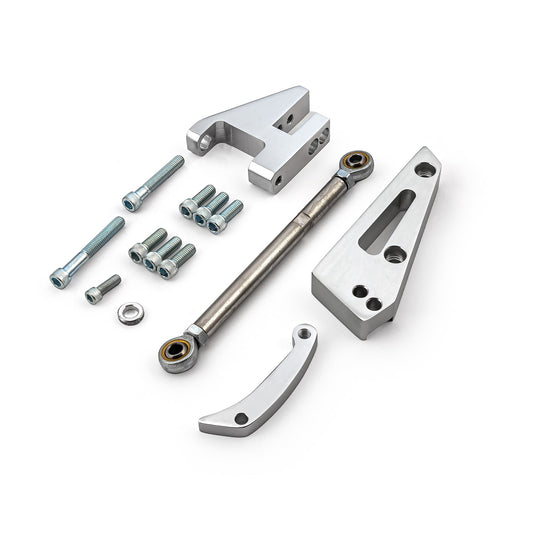 Chevy SBC 350 Short Water Pump Swp Aluminum Alternator Bracket Kit Polished
