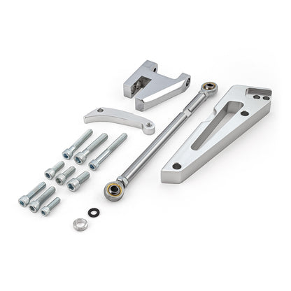 Chevy BBC 454 Short Water Pump SWP Aluminum Alternator Bracket Kit Polished