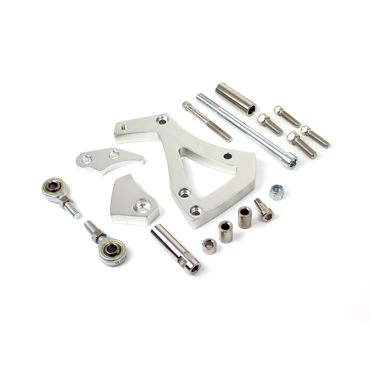 Ford 351C Cleveland Aluminum Alternator Bracket Kit Polished