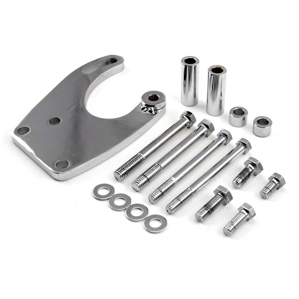 Ford SB 289 302 Windsor Power Steering Bracket Kit Chrome