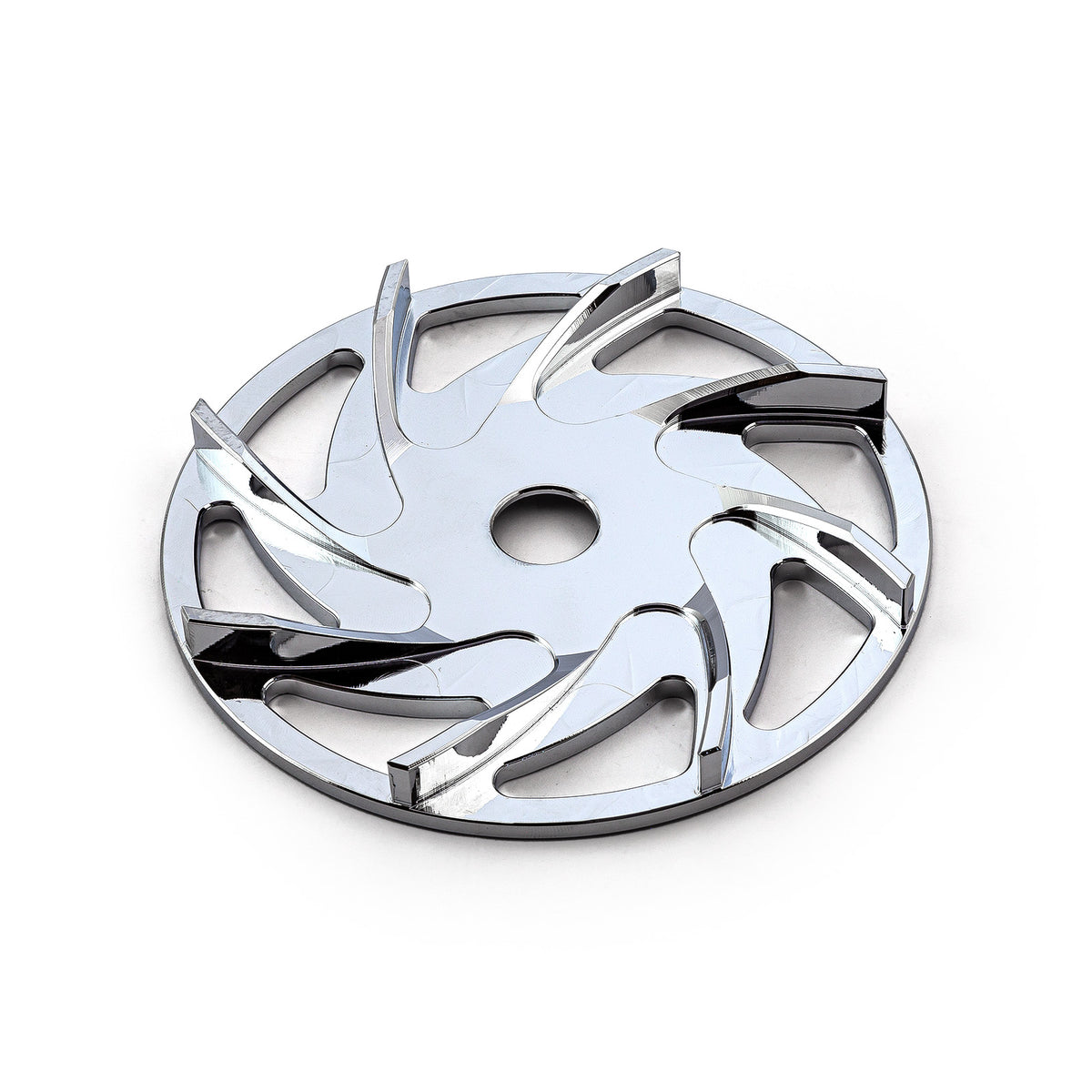 Chevy Ford Six Groove Serpentine Billet Alternator Pulley & Fan Kit [Natural]