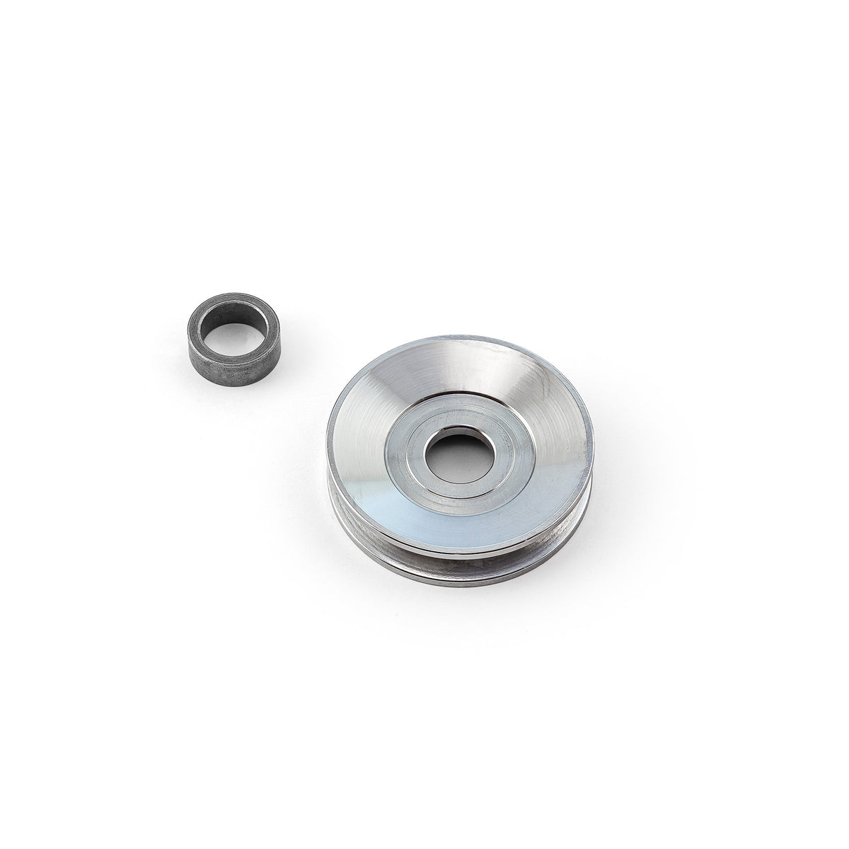 Universal Chrome Single Groove V-Belt Alternator Pulley