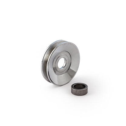 Universal Chrome Single Groove V-Belt Alternator Pulley