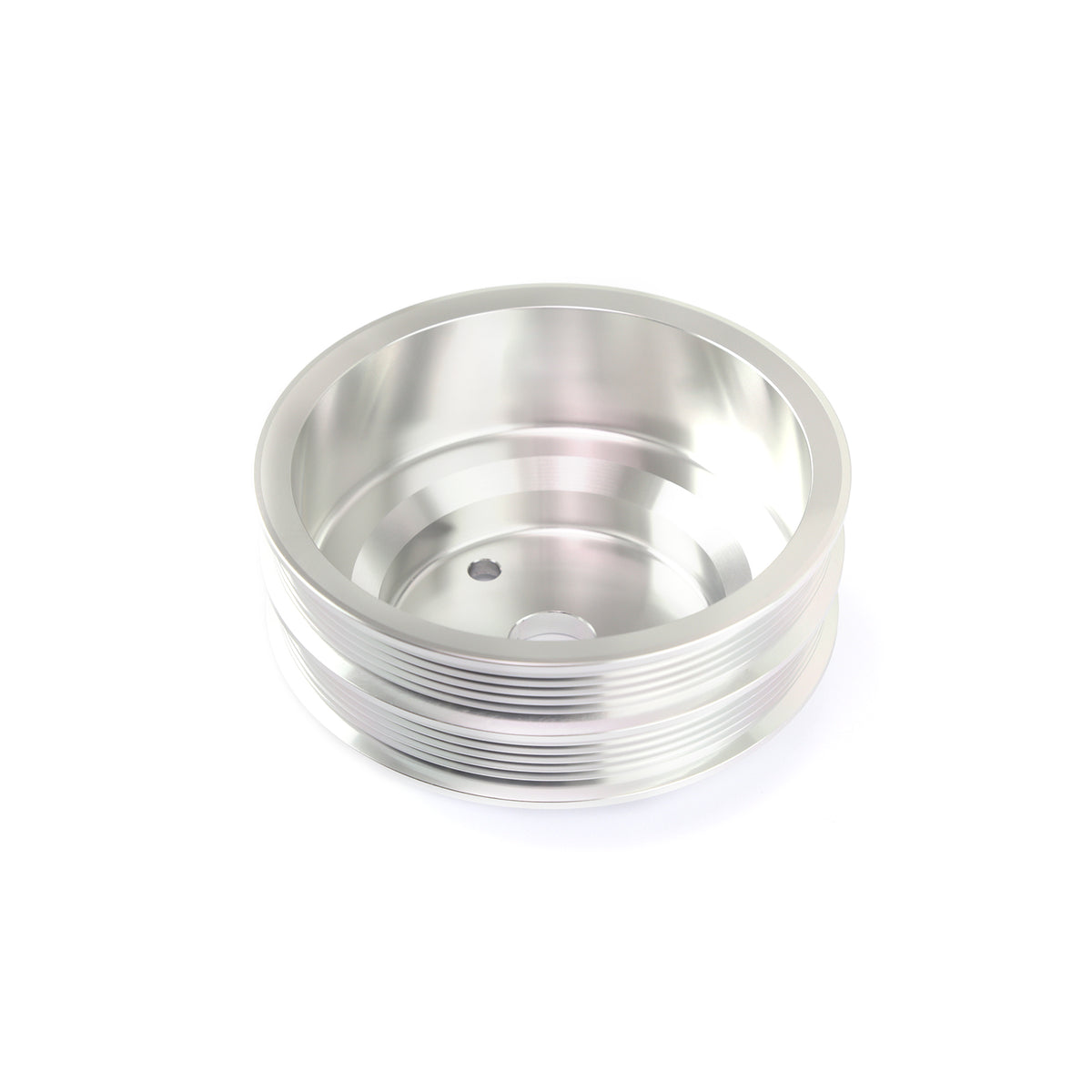 Chevy SBC Billet Aluminum Long Water Pump Lwp Dual Serpentine Pulley