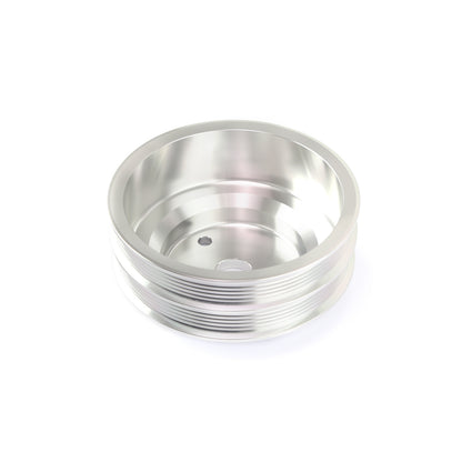 Chevy SBC Billet Aluminum Long Water Pump Lwp Dual Serpentine Pulley
