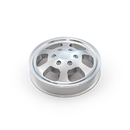 Chevy GM Type 2 Aluminum Serpentine Power Steering Pulley
