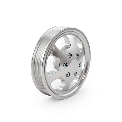 Chevy GM Type 2 Aluminum Serpentine Power Steering Pulley