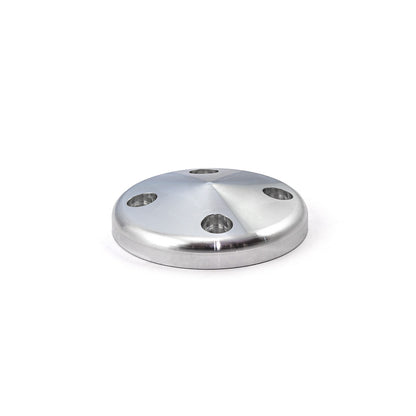 Chevy SBC 350 Long Water Pump Machine Billet Cover [Satin]