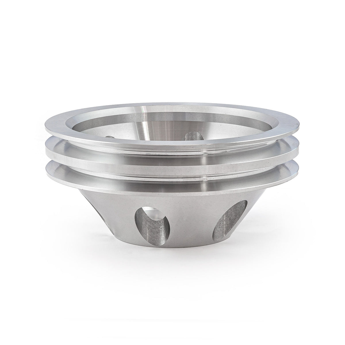 Chevy SBC 350 Billet Aluminum Short Water Pump Swp 2 Groove Water Pump Pulley