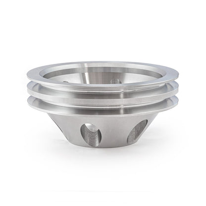 Chevy SBC 350 Billet Aluminum Short Water Pump Swp 2 Groove Water Pump Pulley