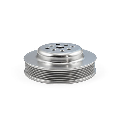 Chevy SBC Billet Aluminum Short Water Pump SWP Serpentine Pulley