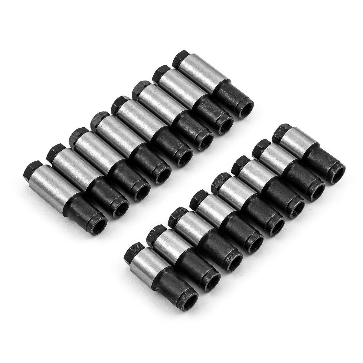 7/16" Polylock Rocker Arm Nut Set (Suits: BBC 454 Stud Girdle)