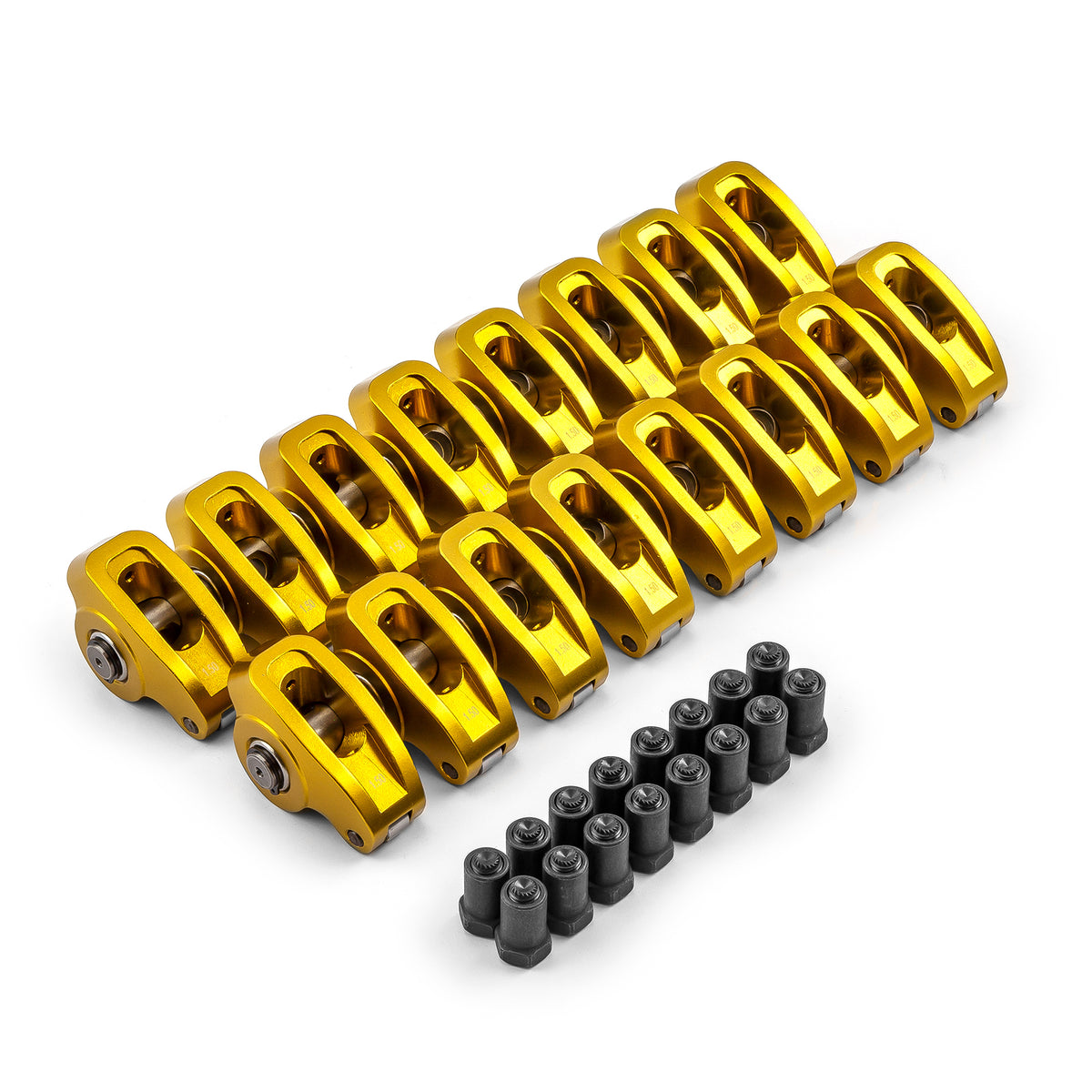Chevy SBC 350 1.5 Ratio 3/8" Aluminum Roller Rocker Arms Set