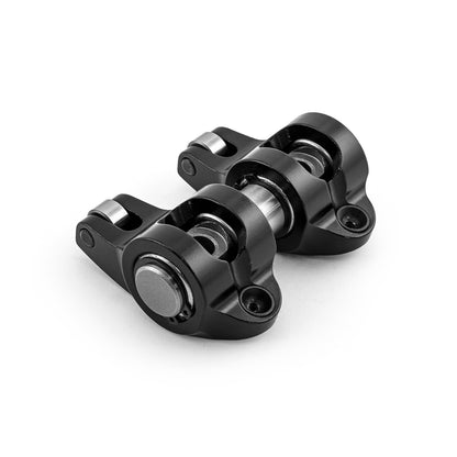 Chevy GM LS1 LS2 LS6 1.7 Ratio Aluminum Pedestal Mount Roller Rocker Arm Set Black