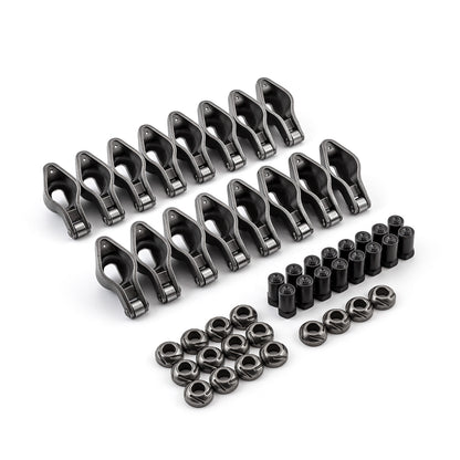 Chevy BBC 454 1.7 Ratio 7/16" Steel Roller Tip Rocker Arm Set (w/Nuts and Balls)