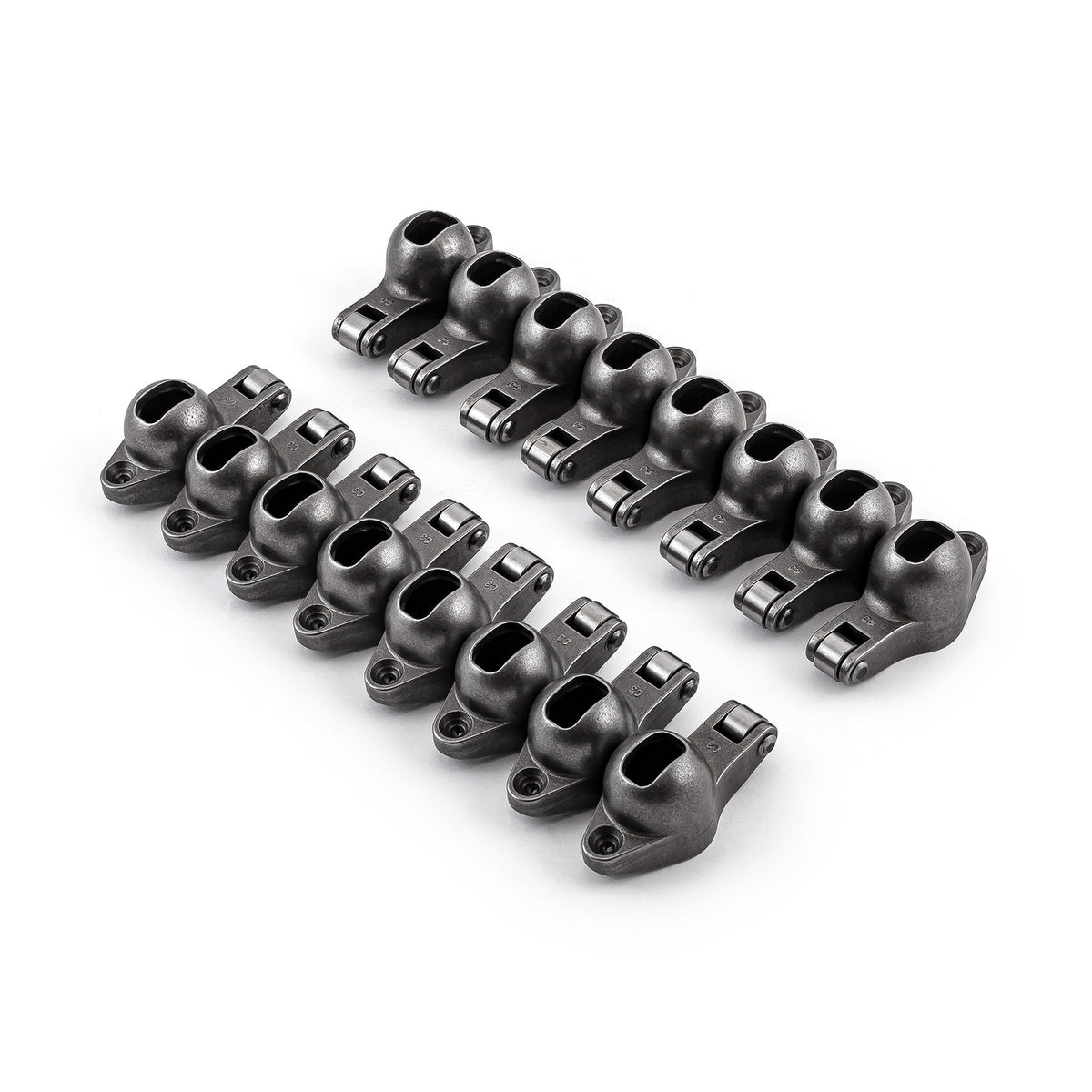 Chevy BBC 454 1.7 Ratio 7/16" Steel Roller Tip Rocker Arm Set (w/Nuts and Balls)