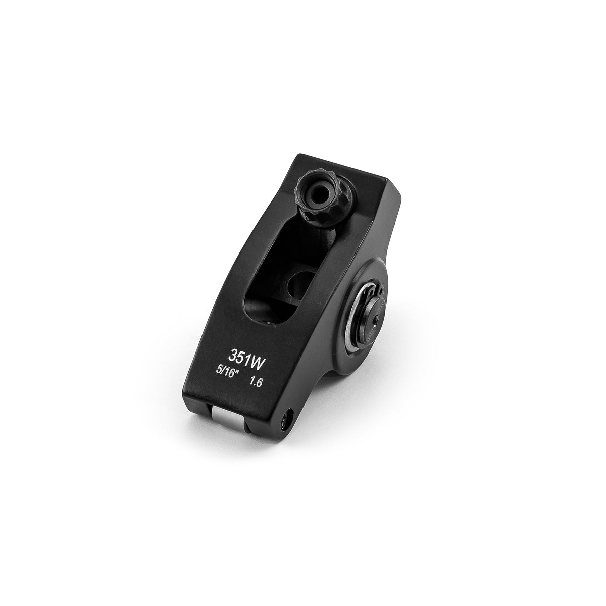 Ford SB 289 302 Windsor Adjustable 5/16 Stud Mount 1.6 Aluminum Rocker Arms Set [Black]