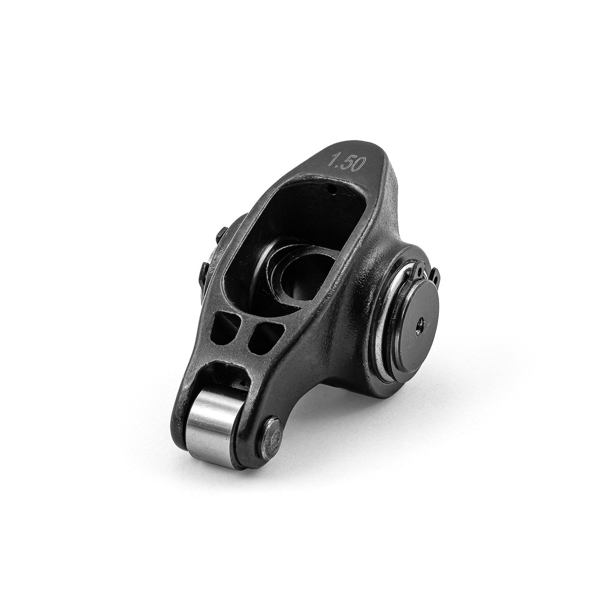 Chevy SBC 350 1.5 Ratio 7/16" Ultra Black Chromoly Roller Rocker Arms Set