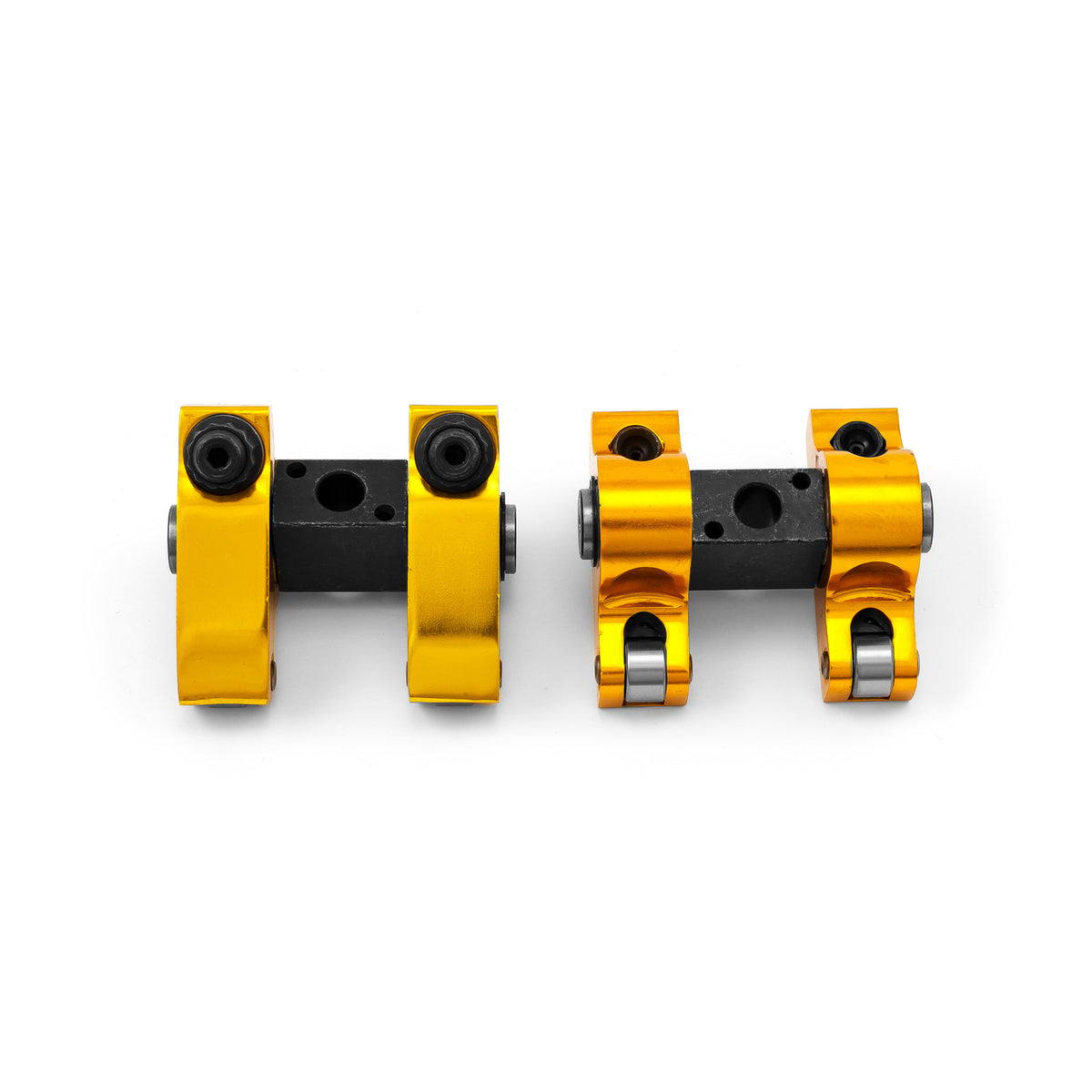 Cadillac 472 500 Shaft Mount Aluminum Roller Rocker Arm Set w/ Hardware