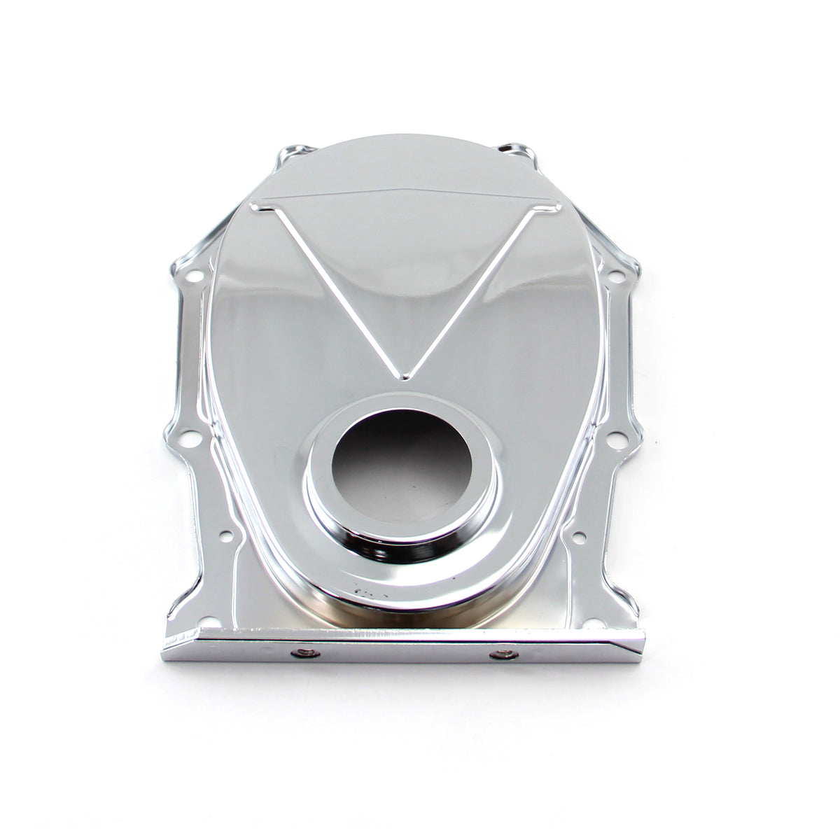 Mopar Chrysler BB 383 440 Steel Plated Timing Chain Cover Chrome