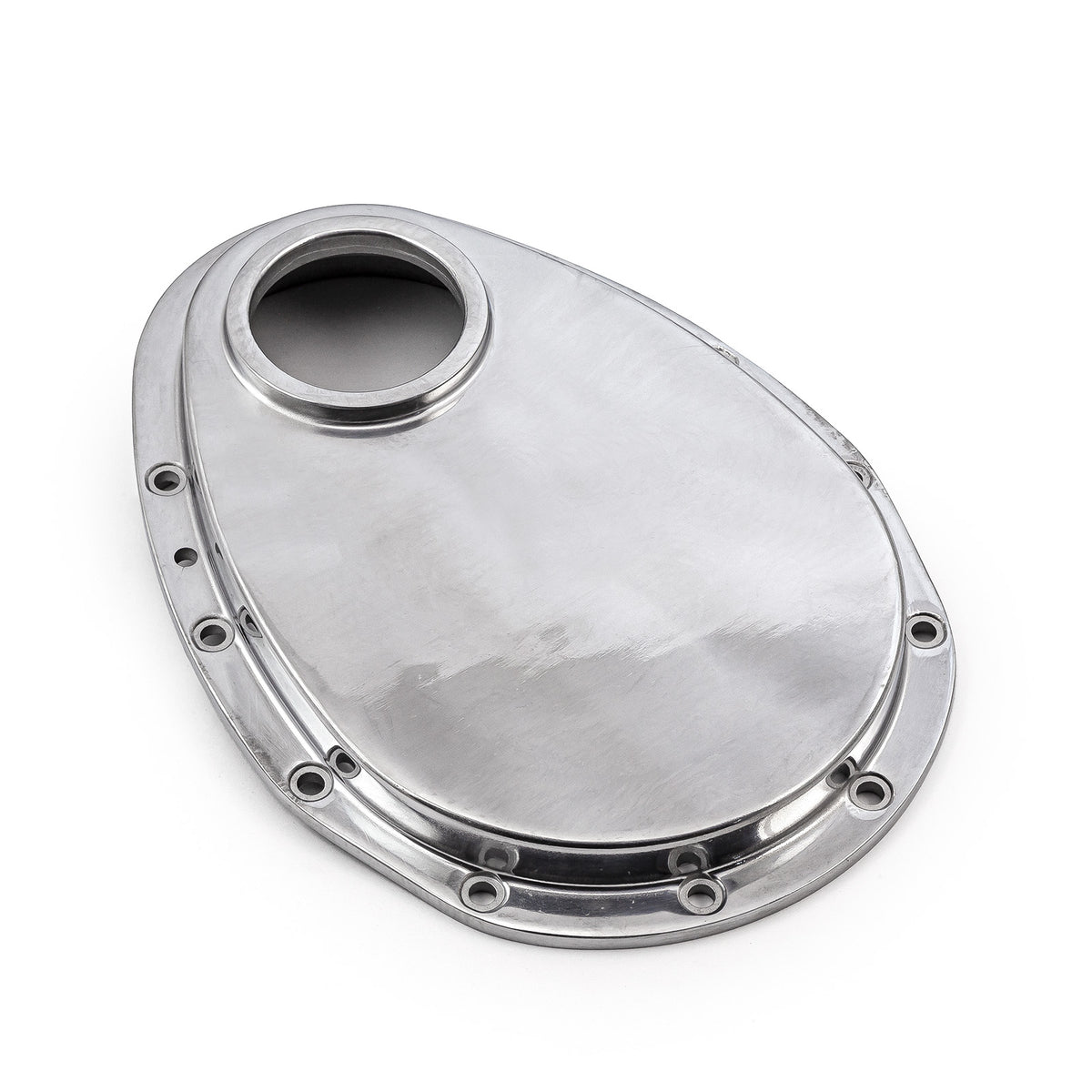 Chevy SBC 350 Aluminum Timing Chain Cover Polished