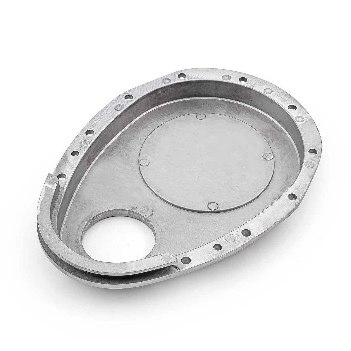 Chevy SBC 350 Aluminum Timing Chain Cover Polished