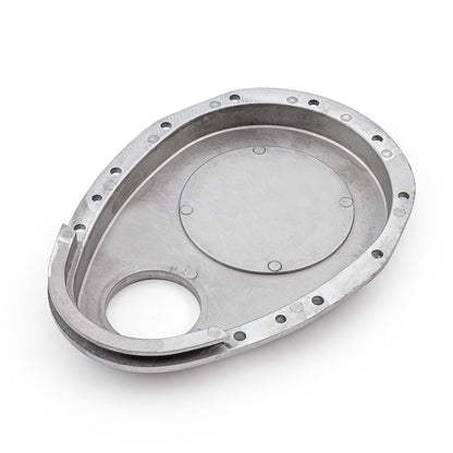 Chevy SBC 350 Aluminum Timing Chain Cover Polished