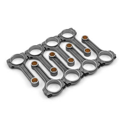 I Beam 5.700" 2.100" .927" Bronze Bush 5140 Connecting Rods Suits: Chevy SBC 350 7/16