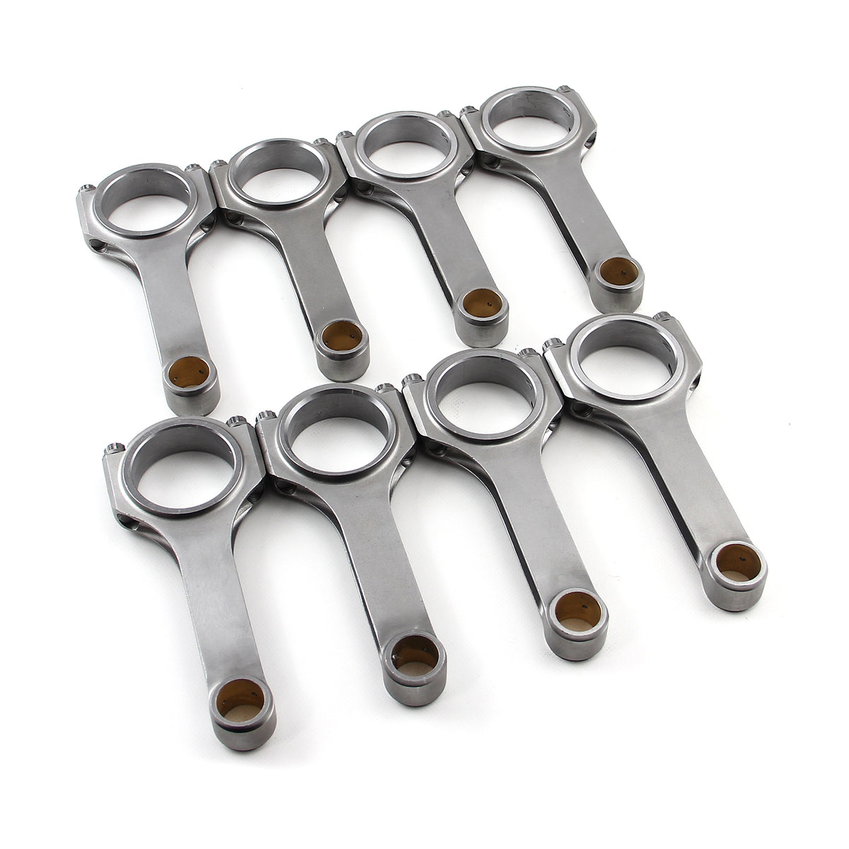 H Beam 6.435" 2.200" .990" Bronze Bush 4340 Connecting Rods Suits: Chevy BBC 454