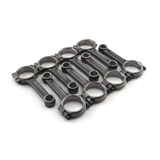 I Beam 6.000" 2.100" .927" Press Fit 5140 Connecting Rods Suits: Chevy SBC 350