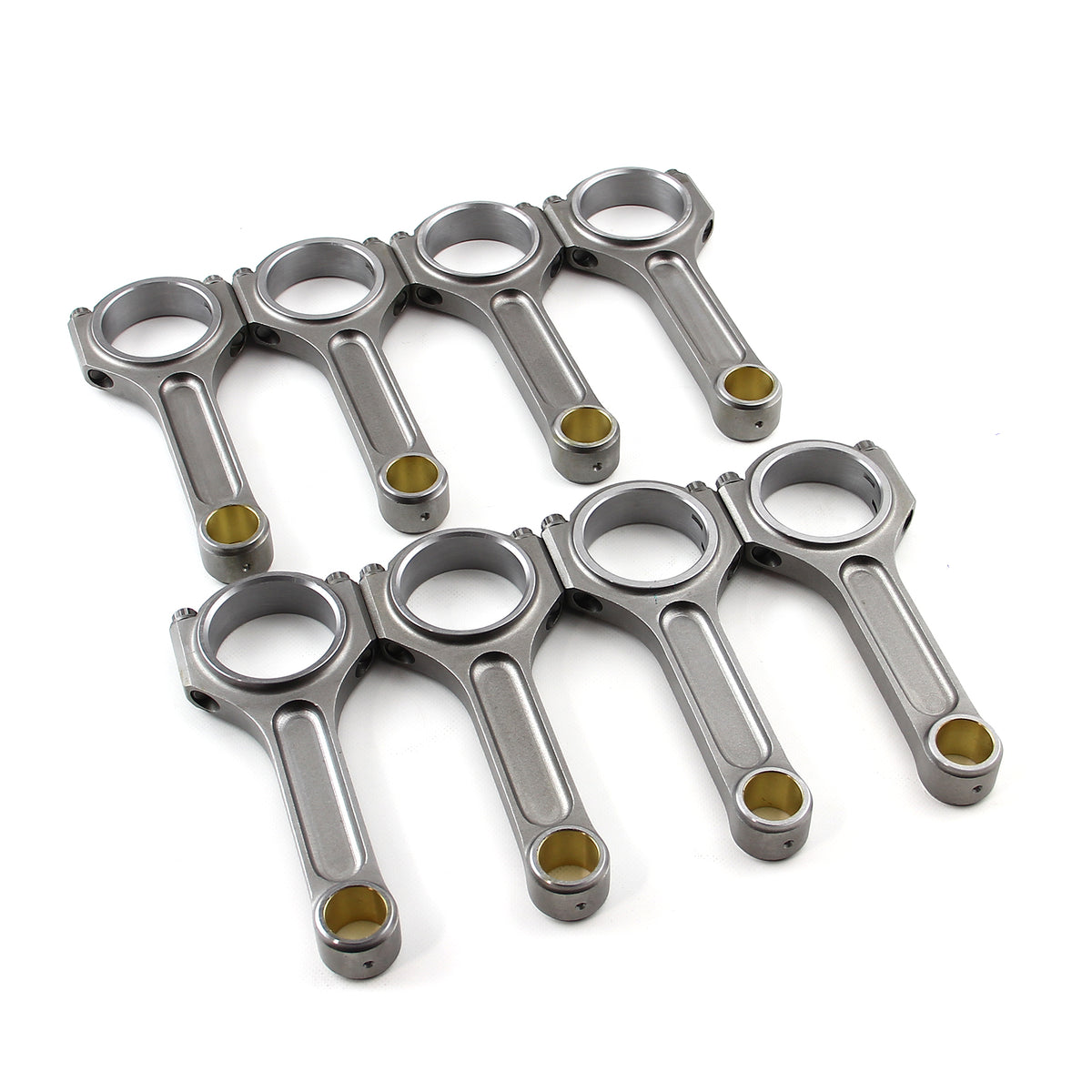 I Beam Race 6.000" 2.100" .927" Bronze Bush 4340 Connecting Rods - Chevy SBC 350