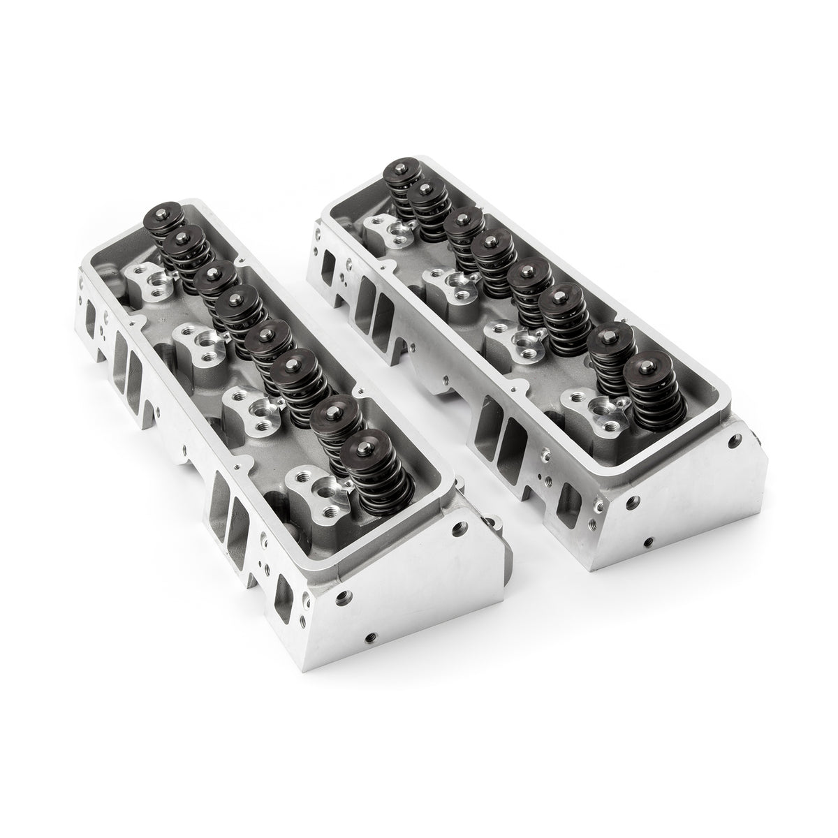 Chevy SBC 350 205cc 64cc Straight Hydraulic Flat Assembled Cylinder Heads