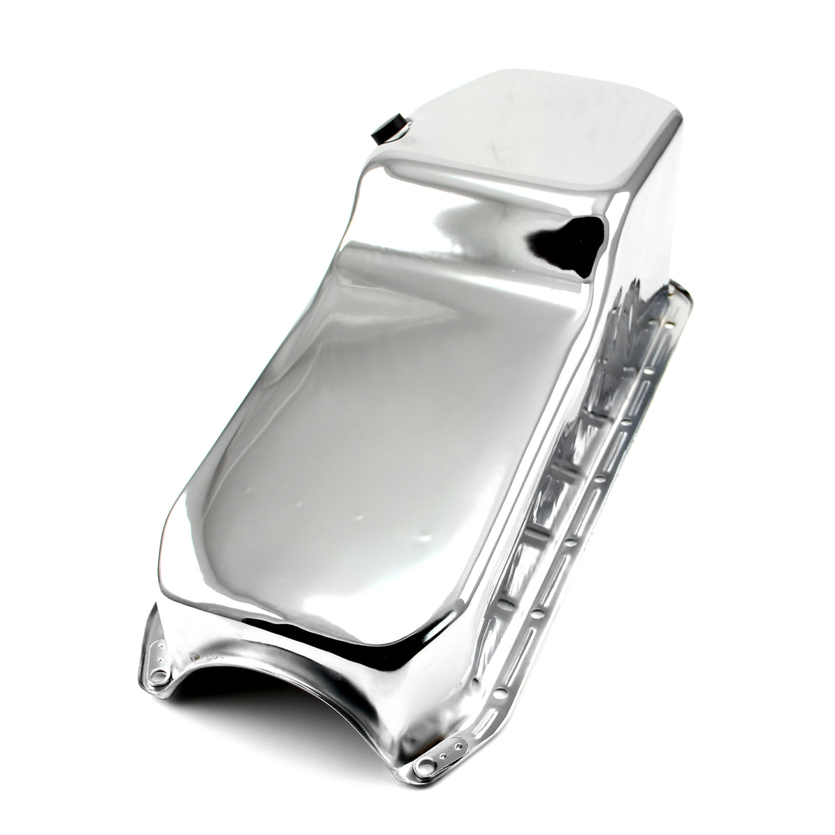 Chevy SBC 350 2Pcs Rms 1955-79 D/Side Replacement Oil Pan [Chrome]