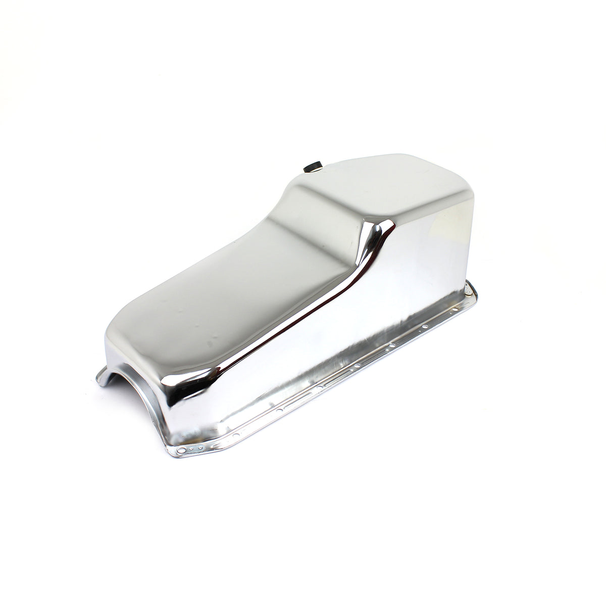 Chevy SBC 350 2Pcs Rms 1955-79 D/Side Replacement Oil Pan [Chrome]